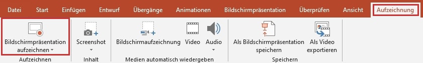 Videos und Audiokommentare in PowerPoint erstellen 1 01