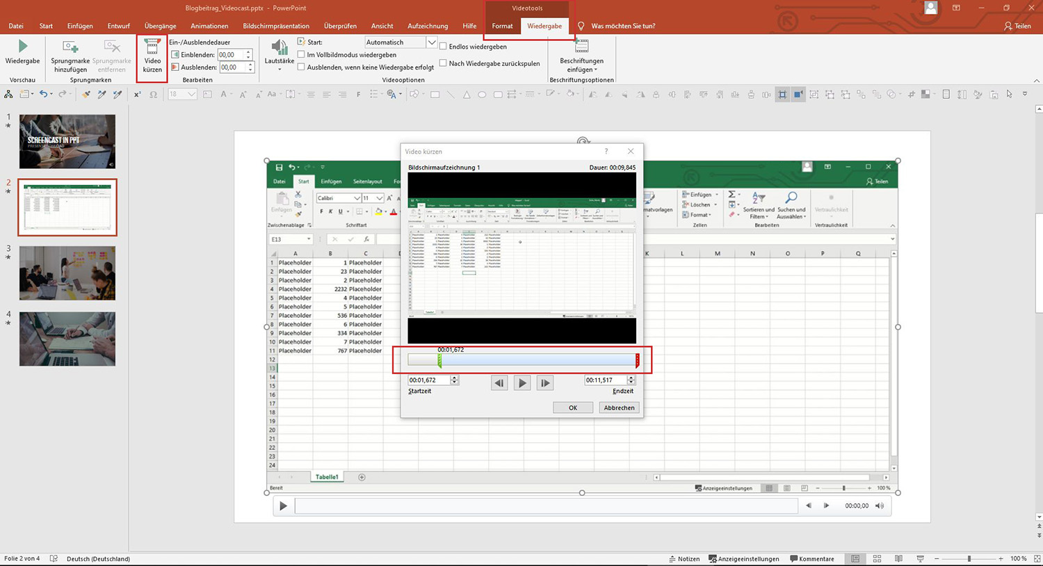 Videos und Audiokommentare in PowerPoint erstellen 5 05