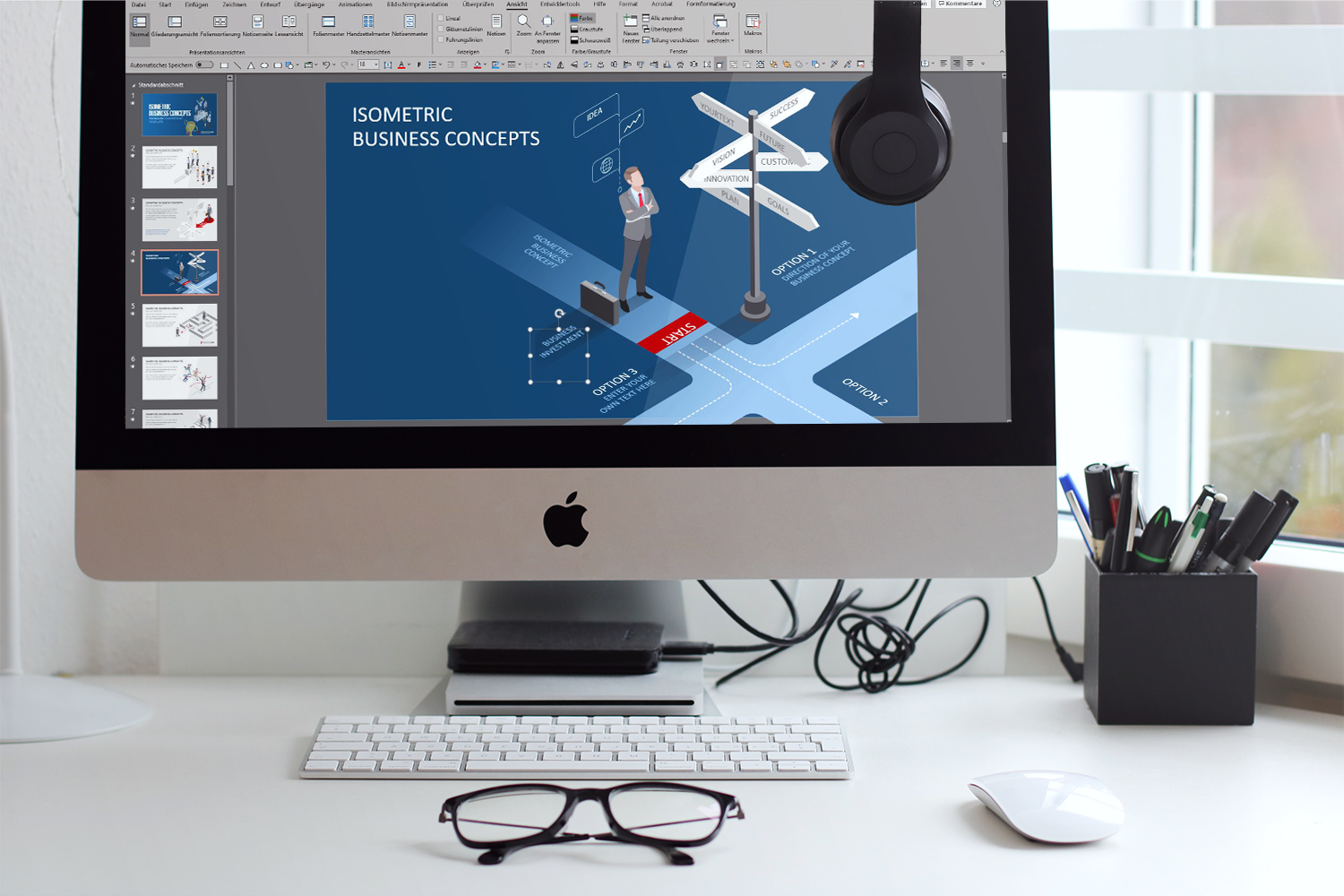 Designtrend: Isometrisches Design für Ihre Präsentationen 1 1 1 1