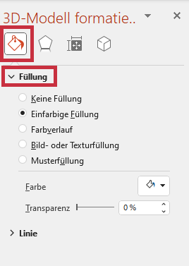 Werden Sie kreativ mit 3D PowerPoint-Elementen: 5 überzeugende Ideen für Ihre Präsentation! 13 3D Modell in PowerPoint einfärben