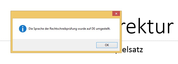 Sprachumstellung in PowerPoint