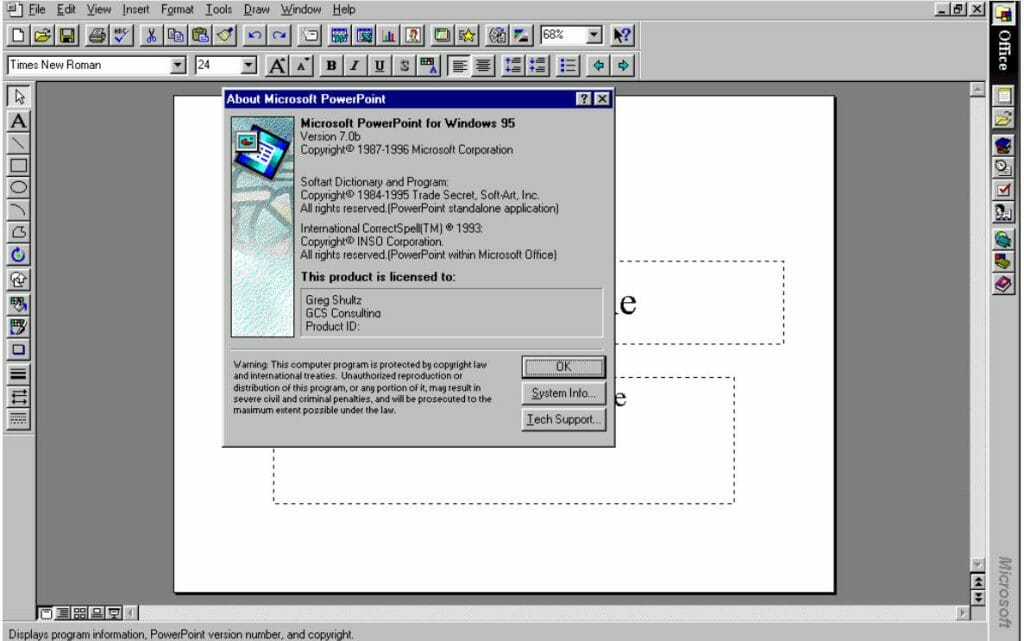 36 Jahre PowerPoint: Diese 8 Fakten kannten Sie wahrscheinlich noch nicht! 1 PowerPoint 95: 36 Jahre PPT