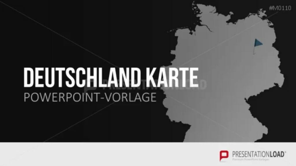 PowerPoint-Landkarten: Deutschlandkarte