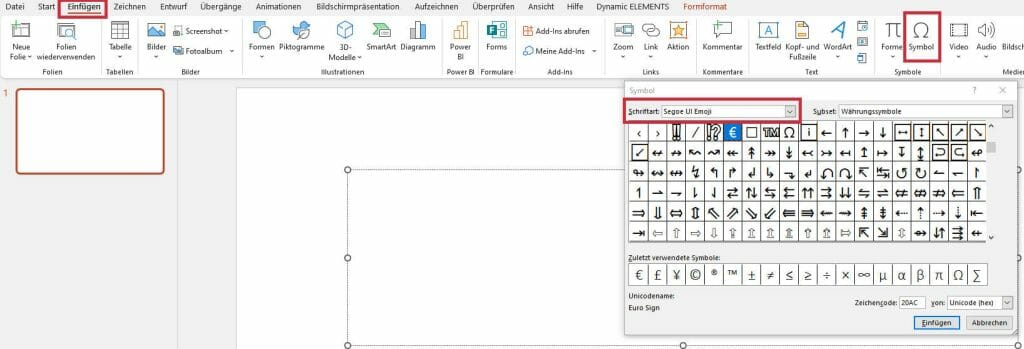 Emojis in PowerPoint einfügen: 3 einfache Varianten! 7 Emojis in PowerPOint einfügen