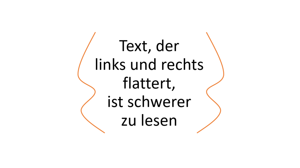 Die richtige Textausrichtung auf PowerPoint-Folien: So ist Ihr Text gut lesbar! 3 Textausrichtung zentriert