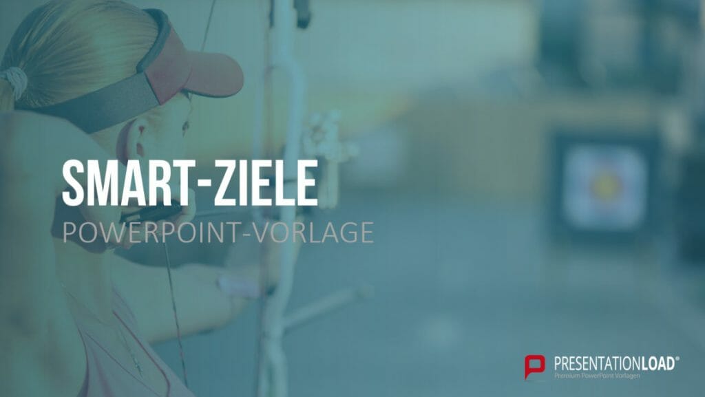 Ziele definieren für Ihre Präsentationen – Mit diesen Tipps und Methoden gelingt es im Handumdrehen! 4 SMART Ziele PowerPoint Vorlage