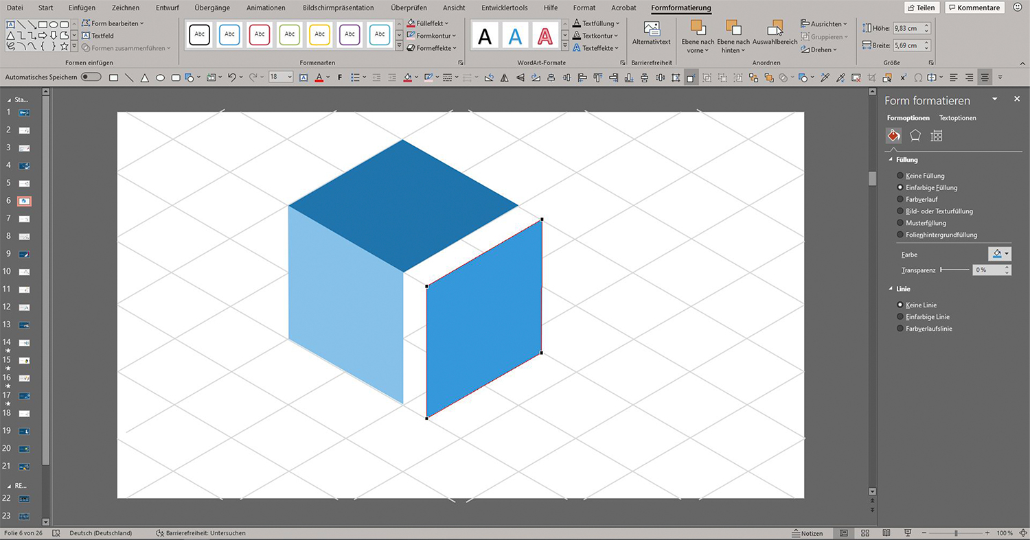 Designtrend: Isometrisches Design für Ihre Präsentationen 3 3 1 1