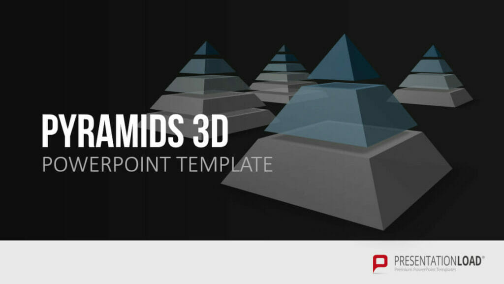 3D Pyramiden f&uuml;r Ihre PowerPoint Pr&auml;sentation