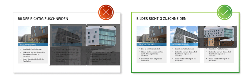 Richtiger Umgang mit Bildern in Präsentationen 5 5 Bilder richtig zuschneiden