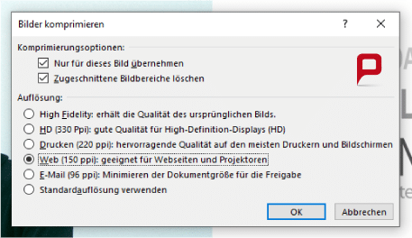 PowerPoint-Bilder komprimieren und Dateigrößen optimieren - Die Profi-Anleitung! 6 PowerPoint-Bilder komprimieren5