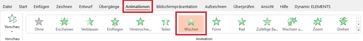 PowerPoint-Zeitstrahl: 7 Ideen, für den überzeugenden Einsatz Ihrer Timeline! 5 Animieren Sie Ihren Zeitstrahl in PowerPoint
