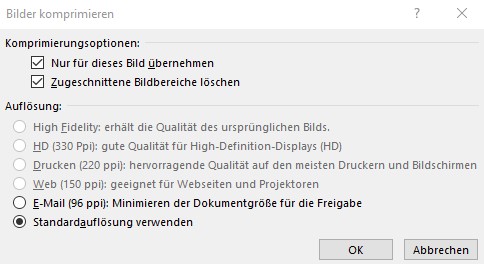 PowerPoint-Bilder komprimieren und Dateigrößen optimieren - Die Profi-Anleitung! 4 PowerPoint-Bilder komprimieren5