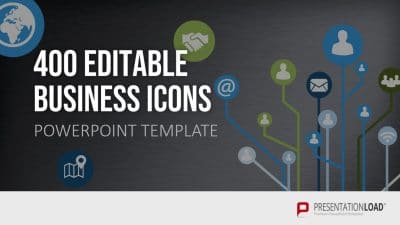 Präsentation erstellen Business Icons