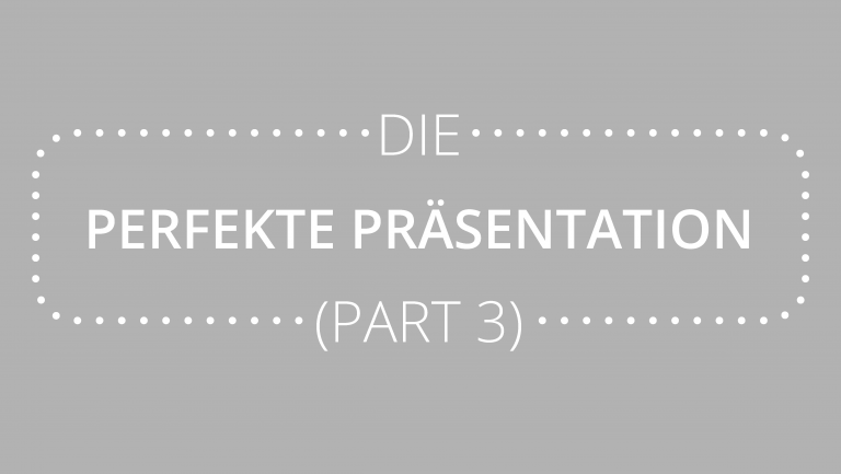 Infografik: Die perfekte Präsentation Teil 3