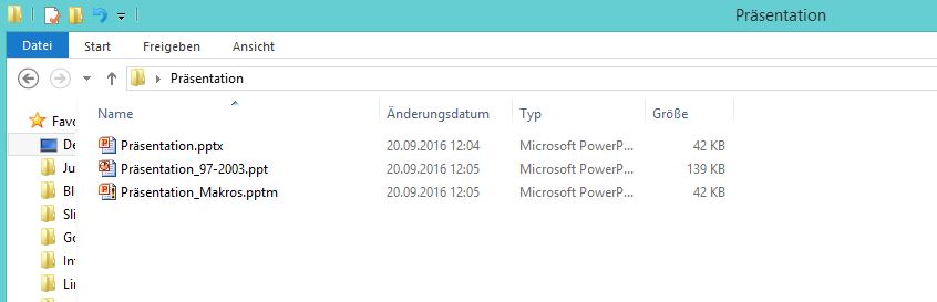 Dateiformate und Exportoptionen in PowerPoint – Teil 3 1 Dateiformate verschiedener PowerPoint-Versionen