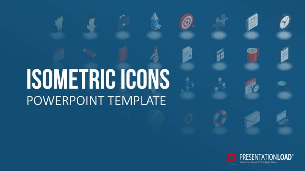 Piktogramme für PowerPoint: Isometrische Icons