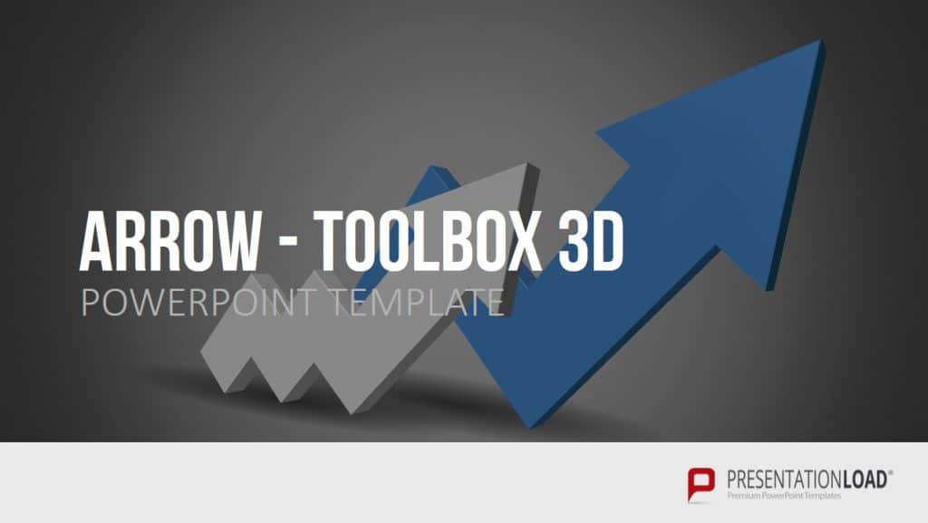 PowerPoint Pfeile 3D Toolbox