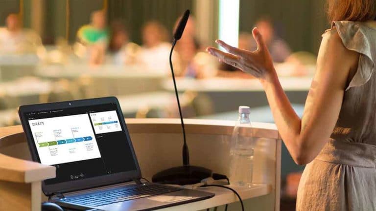 PowerPoint-Referentenansicht Titelbild