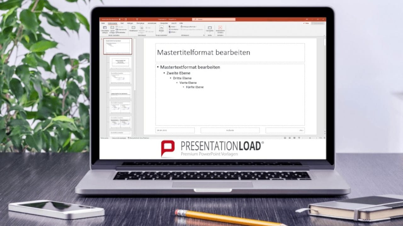 Powerpoint-Folienmaster Titelbild