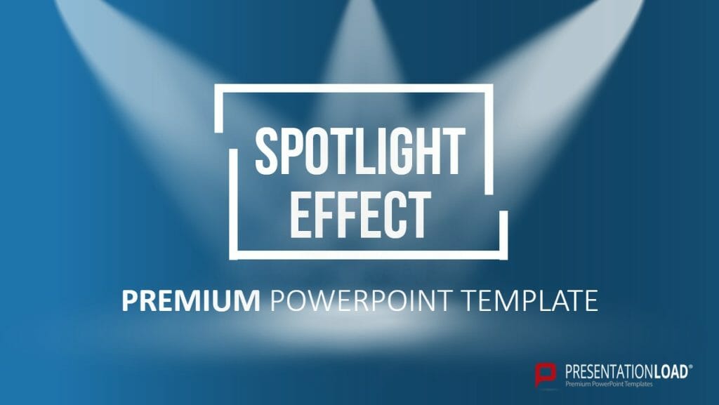 Spotlight Effect PowerPoint-Folien Shop