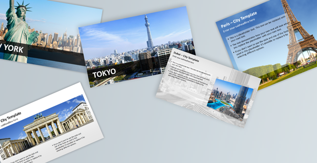 Optimal für Business und Reise: PowerPoint Stadt-Vorlagen