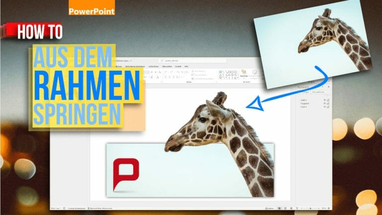 Objekt freistellen in PowerPoint: Bild aus dem Rahmen springen lassen – Ein toller Design-Effekt!
