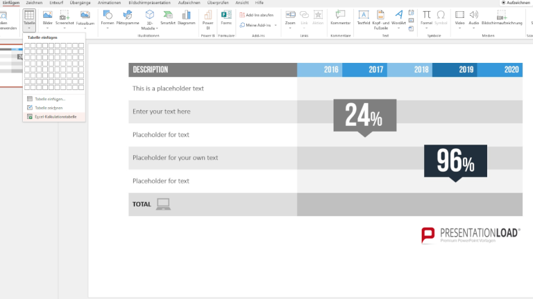 Titelbild Tabellen und Zahlen anschaulich in PowerPoint erstellen