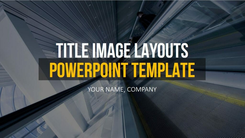 Title Image Layouts PowerPoint-Folien Shop