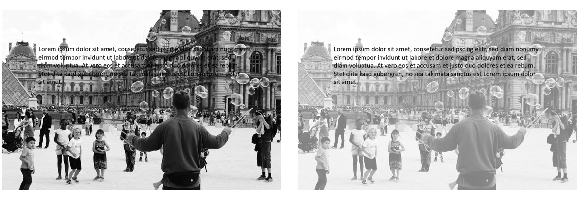 PowerPoint-Bild transparent machen: Die Profi-Anleitung! 3 PowerPoint-Bild transparent machen Vergleich