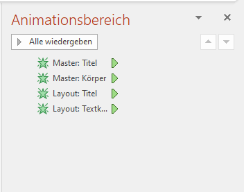 Animationen und Trigger auf dem Folienmaster: Die Profi-Anleitung! 2 Animationen auf dem Folienmaster Animationsbereich