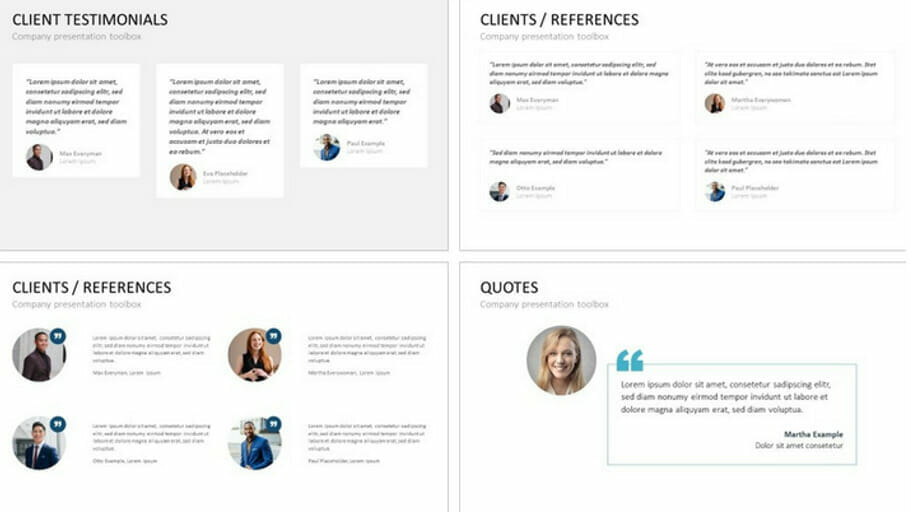 Testimonials in Präsentationen verwenden für mehr Glaubwürdigkeit! 4 Kundenreferenzen als Testimonial nutzen