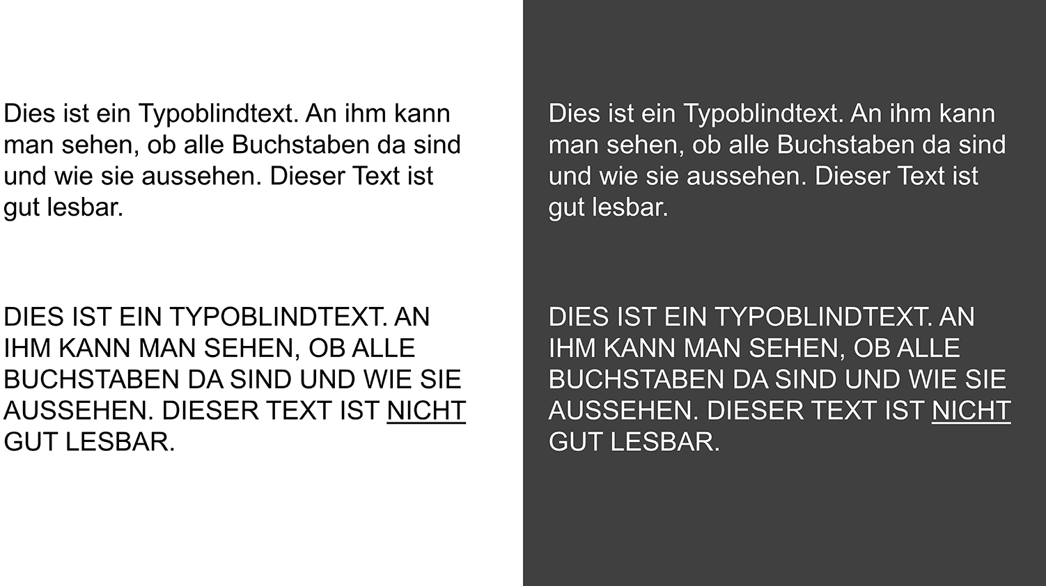 In Präsentationen Großbuchstaben verwenden? Das sollten Sie beachten! 1 powerpoint grossbuchstaben